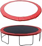 NNBDEY 13FT Trampolin-Ersatz-Rundabdeckung mit Durchmesser 3,96 Meter, wasserdichte...