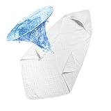 Babyhandtücher mit Kapuze, 88,9 x 89,9 cm, Baumwollhandtuch, schnelltrocknend, Bademantel für...
