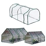 ZYWUOY Transparente Wärmeerhaltungsabdeckung, PVC, für den Außenbereich, Garten, Gewächshaus,...