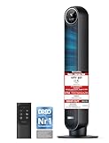 Dreo 20dB Leiser Turmventilator, 10 m Wurfweite 4 Geschwindigstufen 4 Modi 8 Std. Timer 90°...