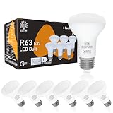 LUTW LED Reflektor R63 E27 Glühbirne, 9W Ersatz Halogenstrahler 60W, Warmweiß 3000K E27 LED...