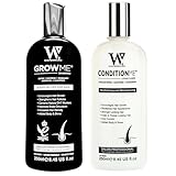 Haarwuchs Shampoo, Haarwuchs-Conditioner Watermans, Biotin, Arganöl, Allantoin, Rosmarin,...