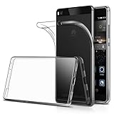 Verco Handyhülle für Huawei P8 Case, Handy Cover für P8 Hülle Transparent Dünn Klar Silikon,...