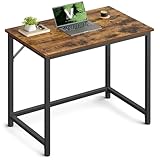 VASAGLE Tisch, Computertisch, Bürotisch, 80 x 50 x 76 cm, für Arbeitszimmer, Schlafzimmer,...