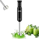 Stabmixer, Wancle pürierstab 600W Elektrischer hand blender Rührstab mit Turbo für die...