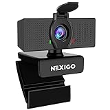 NexiGo N60 1080P Webcam, HD-Webcam mit Mikrofon, Softwaresteuerung und Datenschutzabdeckung,...
