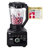 Braun PowerBlend 9 JB9040BK Hochleistungs-Standmixer mit 1600 Watt Motor, 2 l Tritan-Behälter, 18...