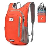 SKYSPER 10L Faltbarer Rucksack Ultraleicht Tagesrucksack Wasserfest Daypack Reiserucksack...