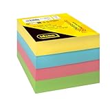 Idena 11199 - Notizklotz, 9 x 9 cm, 700 Blatt geleimt, Notizblock aus 75 g/m² FSC-Mix Papier in 4...