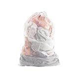 YAWYO Waschbeutel aus Netzstoff 20x24 Zoll, große Wäschesäcke für Waschmaschine mit Kordelzug...