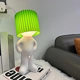 Demiawaking Kreative Nachtlicht A Little Shy Man, Lustige Schüchterner Mann Lampe Tischlampe, LED...