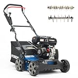 HYUNDAI Benzin-Vertikutierer SC4001G | 4.0 kW / 5.4 PS, 40 cm Arbeitsweite, 45 L Fangkorb |...