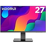 KOORUI Monitor 27 Zoll, Full HD Rahmenlos Bildschirm 16:9 IPS-Panel (75Hz, 5ms, Eye-Care, 1920 x...