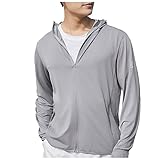 Générique Sonnenbekleidung aus Chiffon, für Herren, Kapuzen-Sweatshirt, Violett, für Herren,...