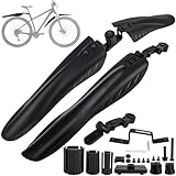 MINISOISO Fahrrad Schutzblech Set, 24-28 Zoll Universal Schnelle Demontage Spritzschutzset Vorne...