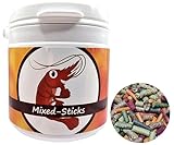 Schmitt Aquaristik Futter-Sticks Super-Mix / 120g Futter Sticks gemischt / 12 Sorten / für...