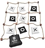 SWOOC Spiele – Giant Tic Tac Toe Outdoor-Spiel | 91 x 91 cm | Sofortige Einrichtung, keine Montage...