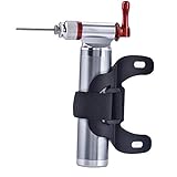 Dilwe Mini Langable CO2 -Inflatorpumpe für Fahrradreifen mit Hohem Druck Zum Einfachen Pumpen für...