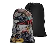 Walopola Großer Wäschesack – Kordelzug-Verschluss für Kleidung | Reisetasche für schmutzige...