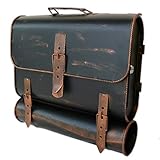 Briefkasten Unikat Antik-Look Schulranzen - Design Schultasche mit Zeitungsrolle Handarbeit...