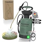 Heimfleiss® Drucksprüher 3L | Sprühflasche Pflanzen 3 Liter | Pumpsprühflasche Garten & Auto |...