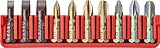 PB Swiss Tools BitBlock mit 10 Bits Kreuz Pozidriv Schlitz PB C6.701 | 100% Swiss Made | Handlicher...