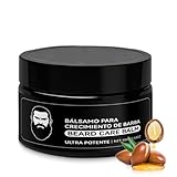 Bartbalsam für Männer, Stimulating Beard Growth Balm, feuchtigkeitsspendende & stärkende...
