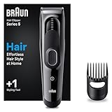 Braun Haarschneider Herren, Haarschneidemaschine Profi, Haare schneiden zu Hause, 9...