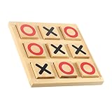 Milisten Holz Toe Spielset Langlebiges Sicheres Brettspiel für Interaktives Party Fördert...