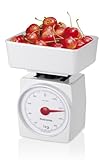 Tescoma ACCURA Küchenwaage, analoge Haushaltswaage bis 2kg mit 20g-Teilung, große Skala, kompakt...