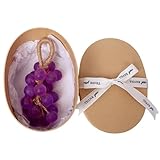 Handgefertigte Traubenbündelseife – Kristall-inspirierte Duftseife mit Rosen-, Pfirsich- und...