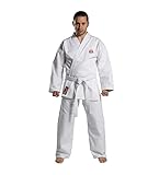 Athletics Gear Karate-Anzug Uniform Gi Kit mit Gürtel | Polyester-Baumwoll-Mischung, geringes...