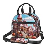 VACSAX Lunchtasche Candy Land Lunchbox für Damen und Herren, isolierte Lunchtasche, auslaufsicher,...