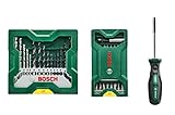 Bosch Accessories 25 + 15 + 1 Mini-X-Line Set plus Griff (für Metall, Holz, Stein, Zubehör...