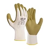 texxor 72 Stück Grobstrick-Handschuhe Green Protect 2221, natur-grün, 11/XXL, Karton,...