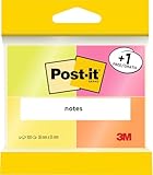 Post-it Notes, Verschiedene Neonfarben, Promotion, 3 Blöcke + 1 GRATIS, 38 mm x 51 mm -...