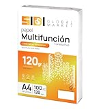 SIDI A4-Papier Extra Weiß - 120g Druckerpapier für Schule, Arbeit und Privatgebrauch,...