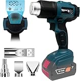bycpower Heißluftgebläse für Bosch Professional 18V System Akku, 1022 ℉ schnell aufheizende...