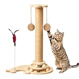 Katzenkratzbaum,Krallenschärfer Stange für Katzen - Multifunktionales Spielzeug Zur...