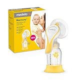 Medela Handmilchpumpe Harmony – Kompaktes Schweizer Design mit PersonalFit Flex Brusthaube und...