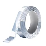 Generisch Doppelseitiges Klebeband, Robuste Montagestreifen | Transparenter Teppich, Wasserdicht,...