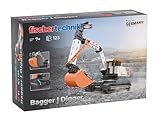 fischertechnik Digger 576104 – pädagogisches Konstruktionsspielzeug, Bagger-Spielzeug-Bausatz...