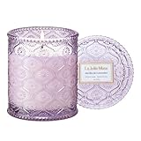 La Jolíe Muse Duftkerze im Glas Lavendel Flieder, Kerzengeschenk für Frauen wohltuende...