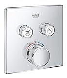 GROHE Grohtherm Smartcontrol - Brause- & Duschsystem -Thermostat (2 Absperrventile, ultraflaches...