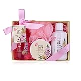 Accentra – Duschset Frauen Geschenkset SWEET PEONY in schöner Geschenkbox – 4-teiliges...