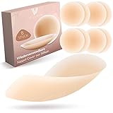 Villkin Nippelpads - 8 Stück - Selbstklebende Nippel Cover für Damen - Wiederverwendbar & waschbar...