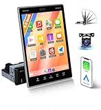 2G+32G CAMECHO Android 12 Autoradio 1 DIN mit 9,5' Vertikaler Bildschirm,Autoradio mit Navi Android...