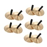 Generic 10 Stück Orff Kupferbecken Musikalische Fingerbecken Percussion Becken Fingerinstrument...