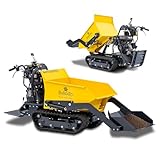 BAMATO Mini Raupendumper MTR-500PROS mit Kipphydraulik & Selbstladeeinrichtung | 6 kW Leistung |...