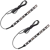 Kinstecks ​​2 STÜCKE 9 LEDs Motorrad LED Streifen Lichtleiste Blinker Blinker Streifen Lichter...